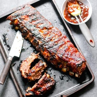 ½ Rack & Grilled 2 Shrimp Skewer