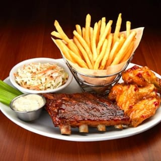 6 Wings / 1/2 Rack Ribs
